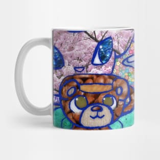 We're Just Teapots and Tea Cups - Cute Nature Photo Manipulation Collage Mug